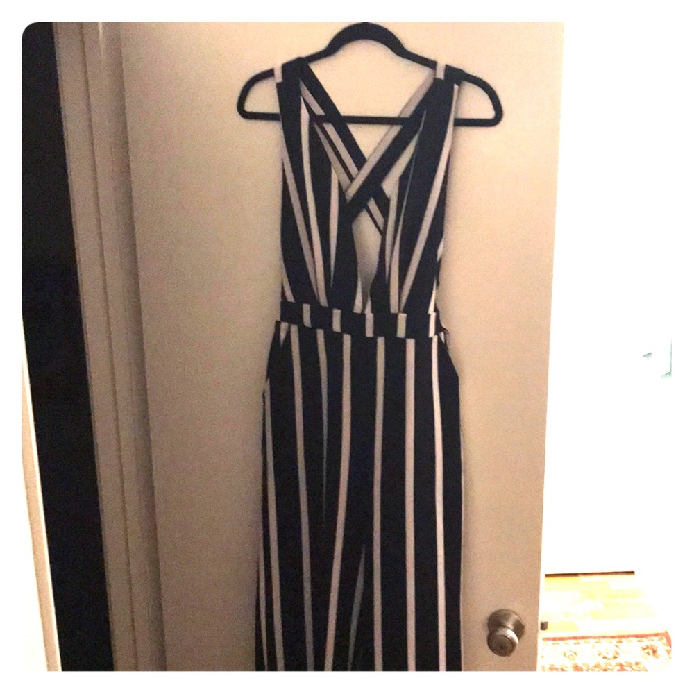 Stripped jumpsuit